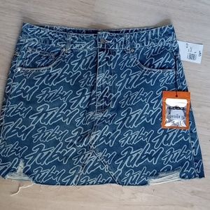 Forever21 Demin FUBU short shirt